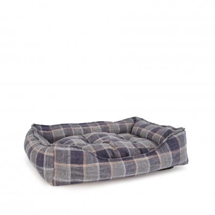 Classic Dog Bed - Grey plaid