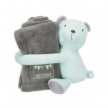 Junior Cuddly Set - Grey/Mint