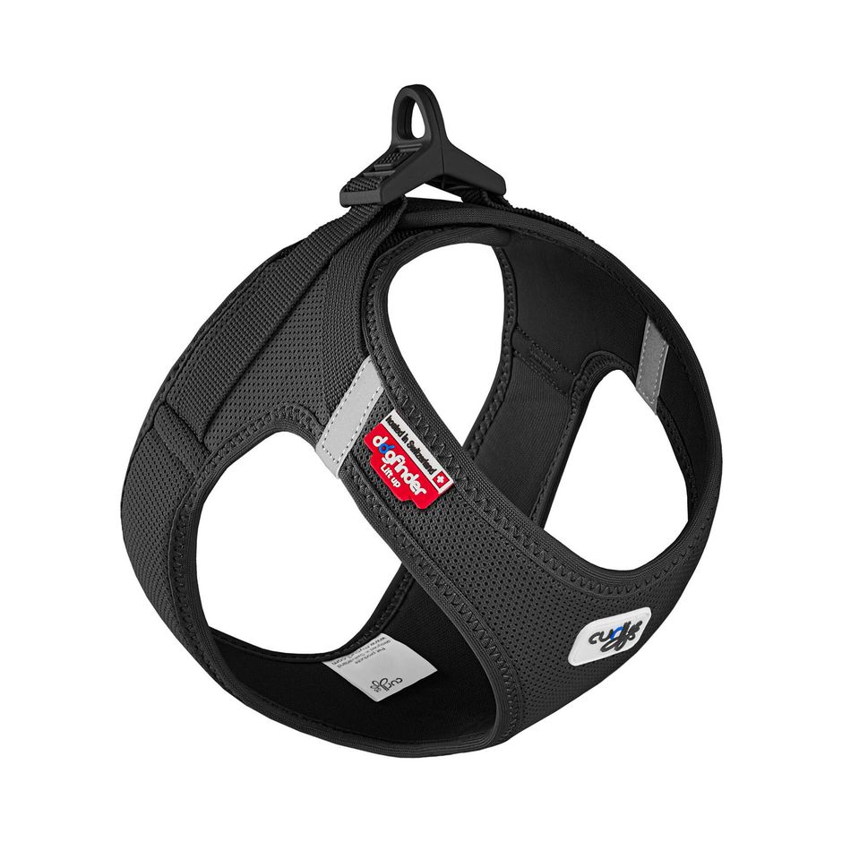 Buy Curli Clasp Step-In Harness Black for your dog | Tinybuddy