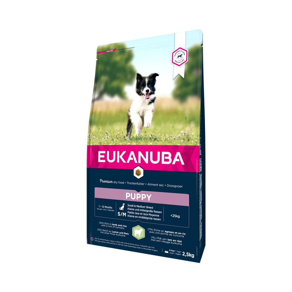 Buy Eukanuba Puppy Junior Lamb Rice Small-Medium Breed Tinybuddy
