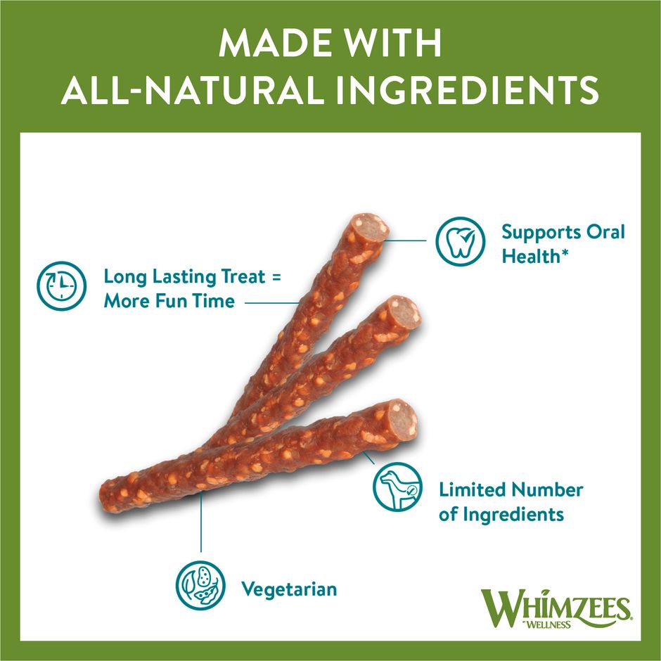 Buy Whimzees Veggie Sausage for your dog Tinybuddy