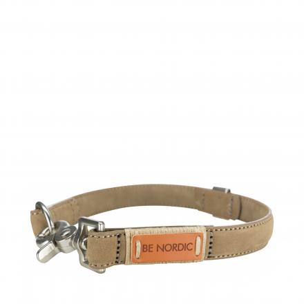 BE NORDIC Leather Collar Sand