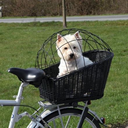 Large Black Bicycle Basket For Dog 8 Kg