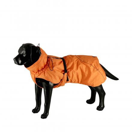 Dogman Pom Winter Coat Orange