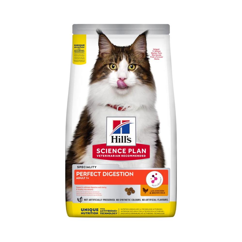 Buy Hill's Cat Adult Perfect Digestion Chicken & Brown Rice | Tinybuddy