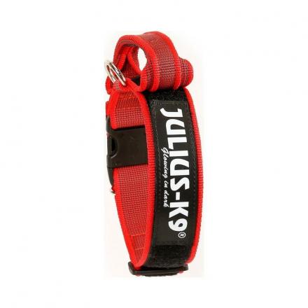 Julius-K9 C&G Dog Collar With Grip - Red