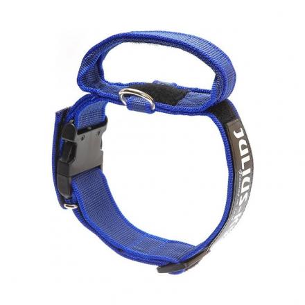 Julius-K9 C&G Dog Collar With Grip - Blue