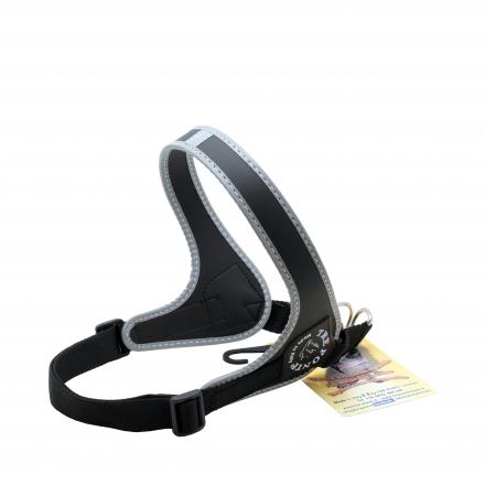 Tre Ponti Adjustable Harness With Buckle - Black