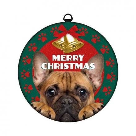 Christmas Decoration With Dog Motif French Bulldog