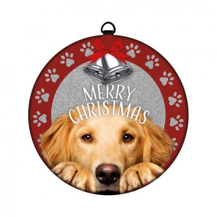 Christmas Decoration With Dog Motif Golden Retriever