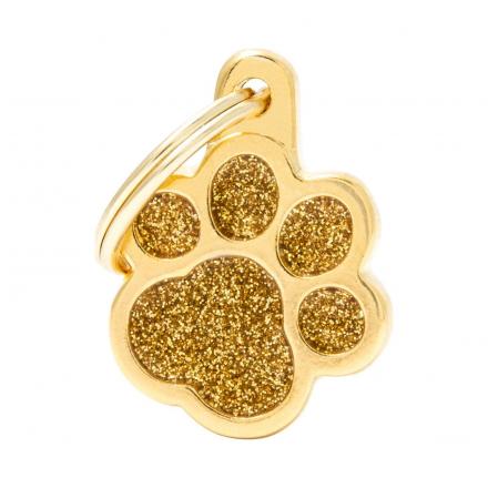 MyFamily Paw - Gold/Glitter