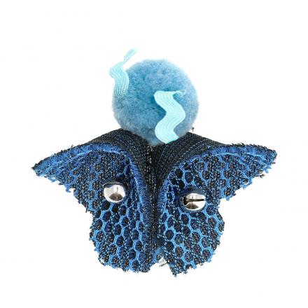 Nettan Cat Toy Blue Butterfly