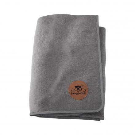 Plaid Dog Blanket - Space grey