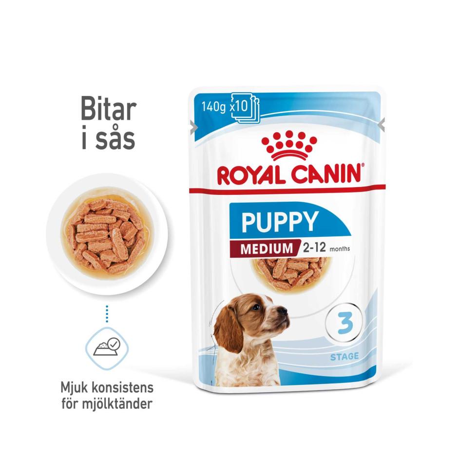 Jachtluipaard gerucht Impressionisme Buy Royal Canin Medium Puppy Wet for your dog | Tinybuddy