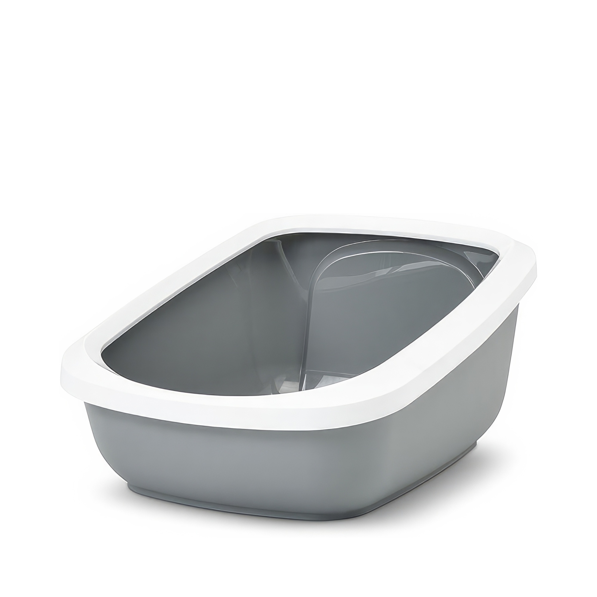 Buy Savic Aseo Jumbo Cat Litter Box Cold Gray Tinybuddy